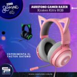 Audifono Gamer Razer Kraken Kitty RGB - Pink